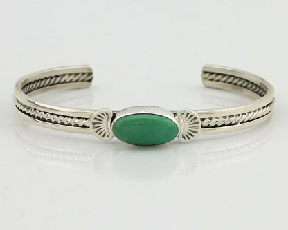 Women's Navajo .925 Silver Kingman Turquoise Artist Inca MFG Circa 1990's