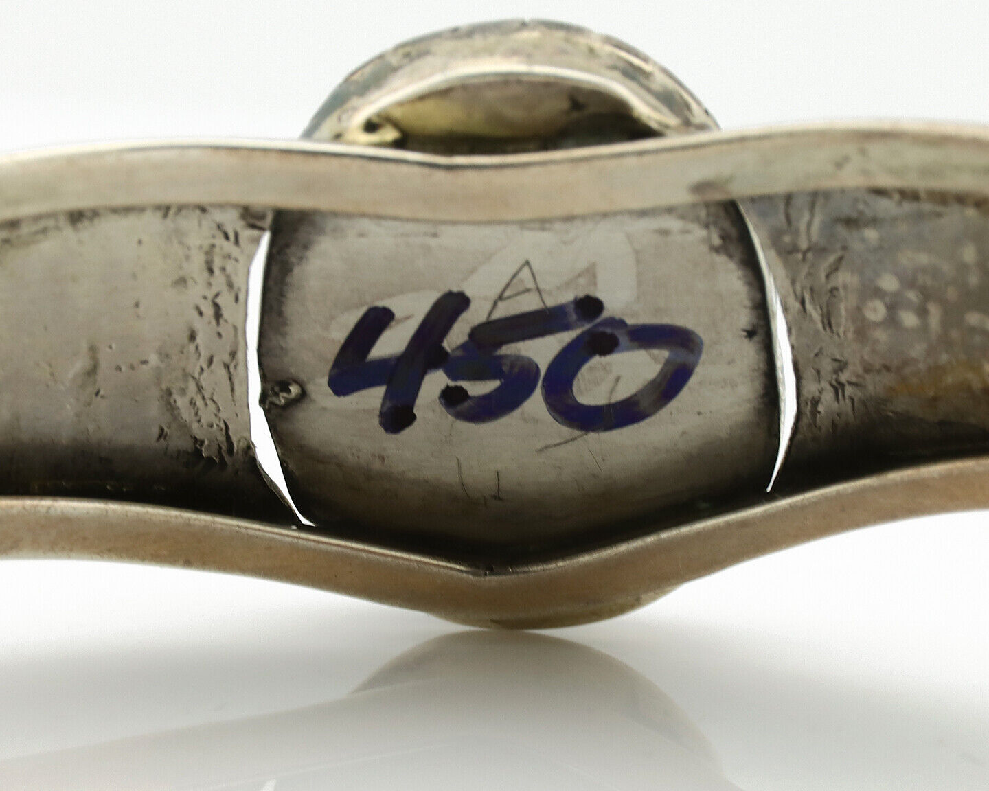 Women's Navajo .925 Silver Nevada Turquoise Native American Artist C.80's