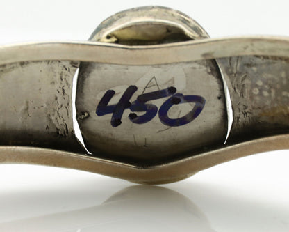 Women's Navajo .925 Silver Nevada Turquoise Native American Artist C.80's