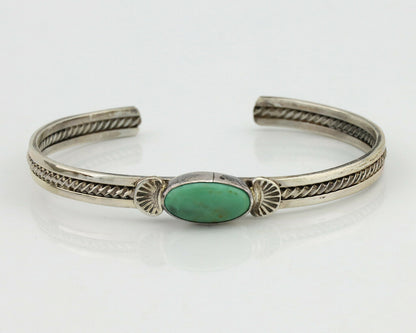 Women's Navajo .925 Silver Kingman Turquoise Artist Inca MFG Circa 1990's