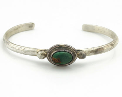 Navajo Bracelet .925 Silver Royston Turquoise Native American Artist C.90's