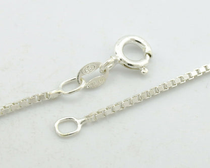 Navajo Necklace .925 Silver Variscite Signed JR C.1980's