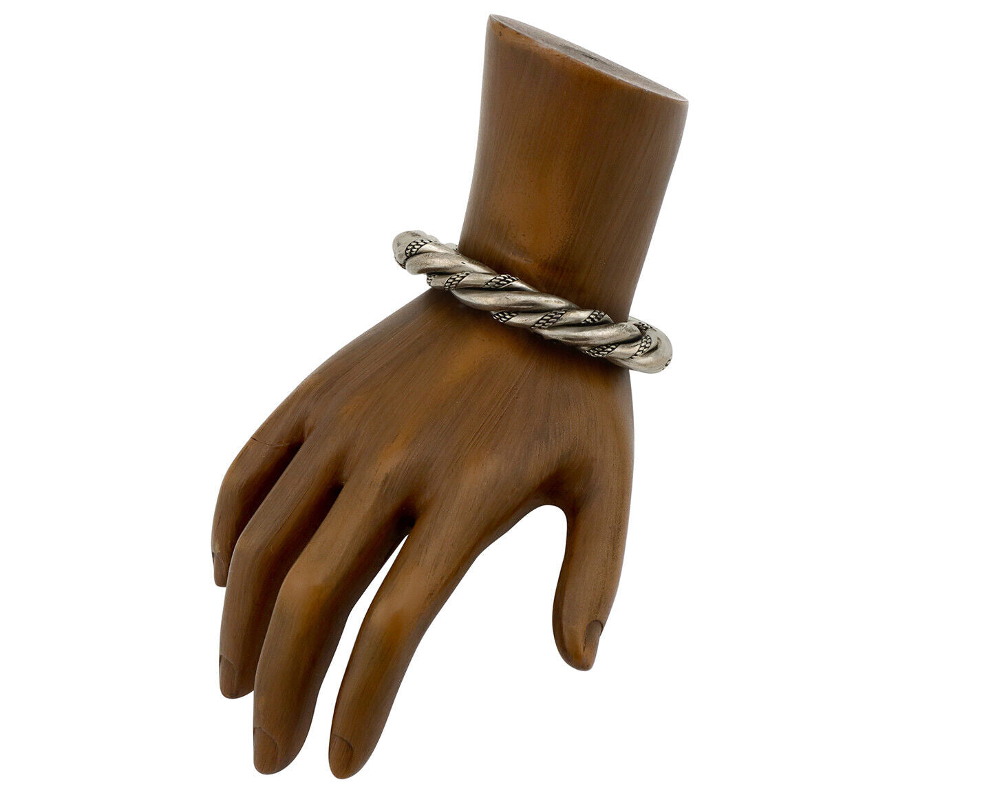 Navajo Handmade Bracelet .925 SOLID Silver Artist Signed D Circa 1980's