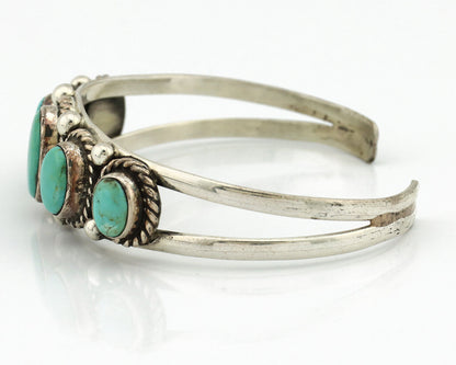 Women's Navajo .925 Silver Turquoise Mountain Native American Artist C.80's