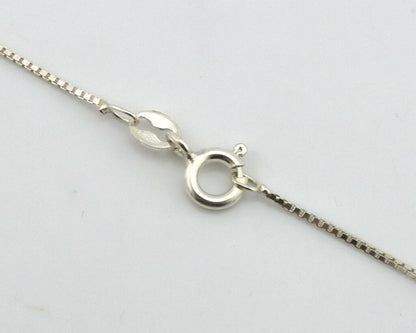 Navajo Pendant .925 Silver Blue Turquoise Native American C.80's