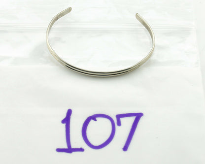 Navajo Toddler Child's Bracelet .925 Solid Silver Native American Artist C.80's