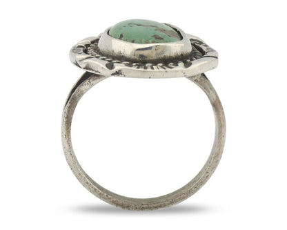 Navajo Handmade Ring 925 Silver Southwest Turquoise Native Artist C.80's