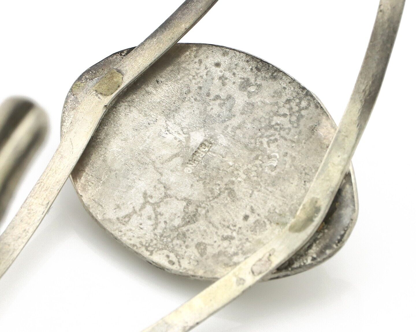 Navajo Cuff Bracelet 925 Silver Natural Turquoise Native American Artist C.80's