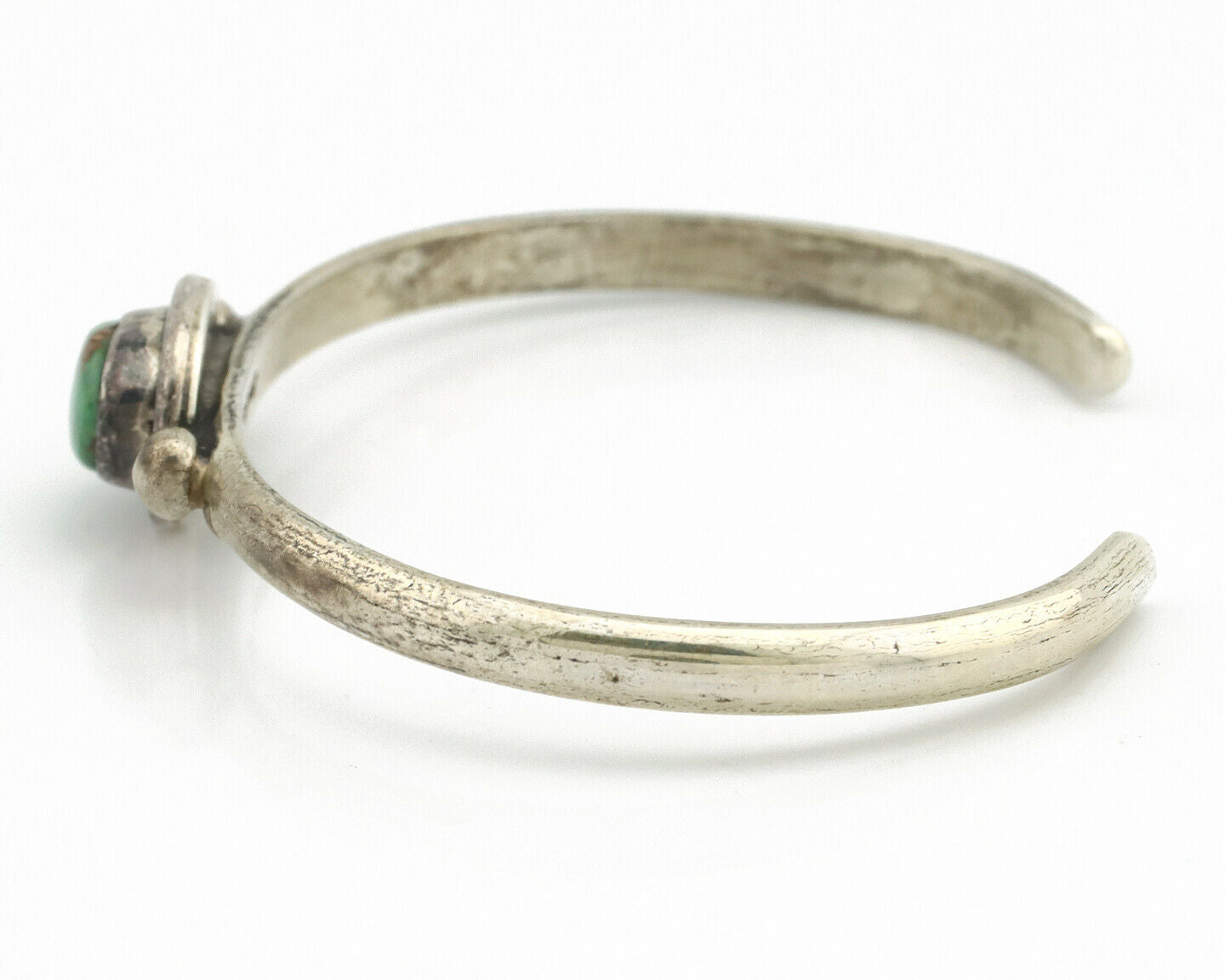 Navajo Bracelet .925 Silver Royston Turquoise Native American Artist C.90's