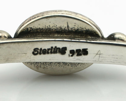 Navajo Bracelet .925 Silver Royston Turquoise Native American Artist C.90's