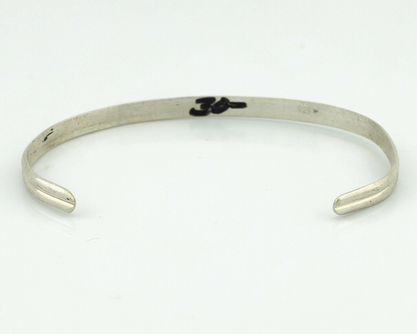 Navajo Bracelet SOLID .925 Silver Native American Artist C.80's