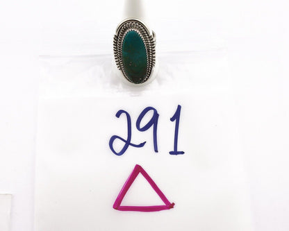 Navajo Ring 925 Silver Blue Turquoise Native Artist Signed Begay C.80s