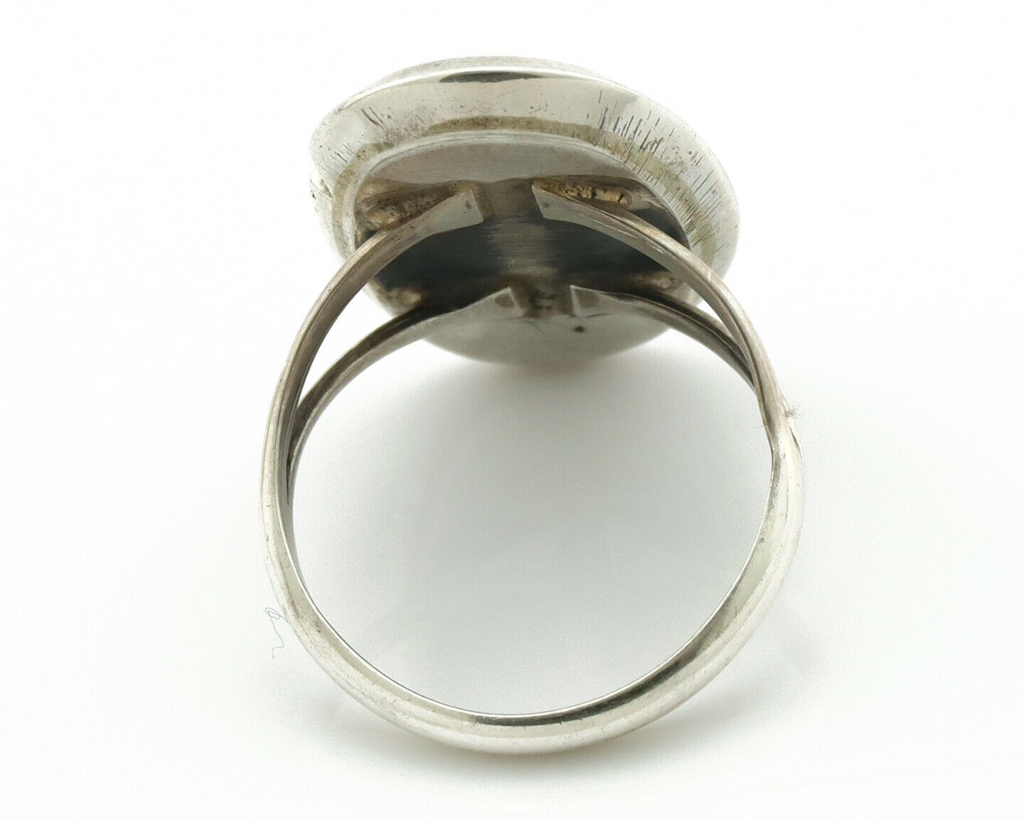 Navajo Ring .925 Silver Arizona Turquoise Native American Artist Handmade C.80's