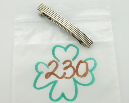 Women's Navajo Hair Clip .925 Silver Handmade Native Artist C.80's