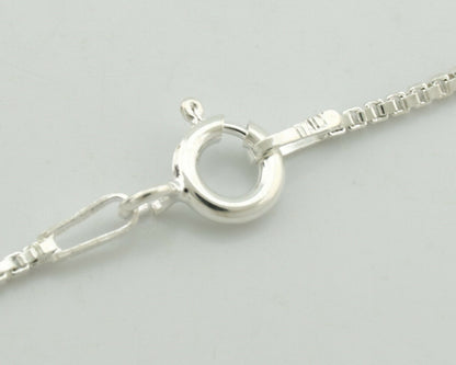 Navajo Necklace .925 Silver Royston Turquoise Signed Tepee C.1980's