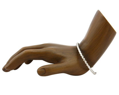 Navajo Bracelet .925 Silver Native American Artist Handmade 3.0 mm wide C.1980's