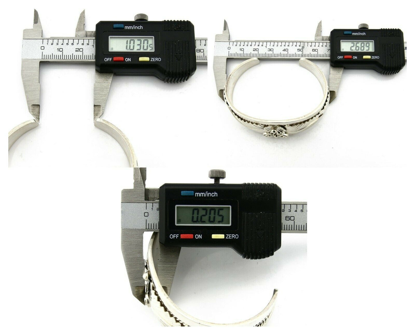 Navajo Bracelet .925 SOLID Silver Handmade Signed Artist BAHE C.80's