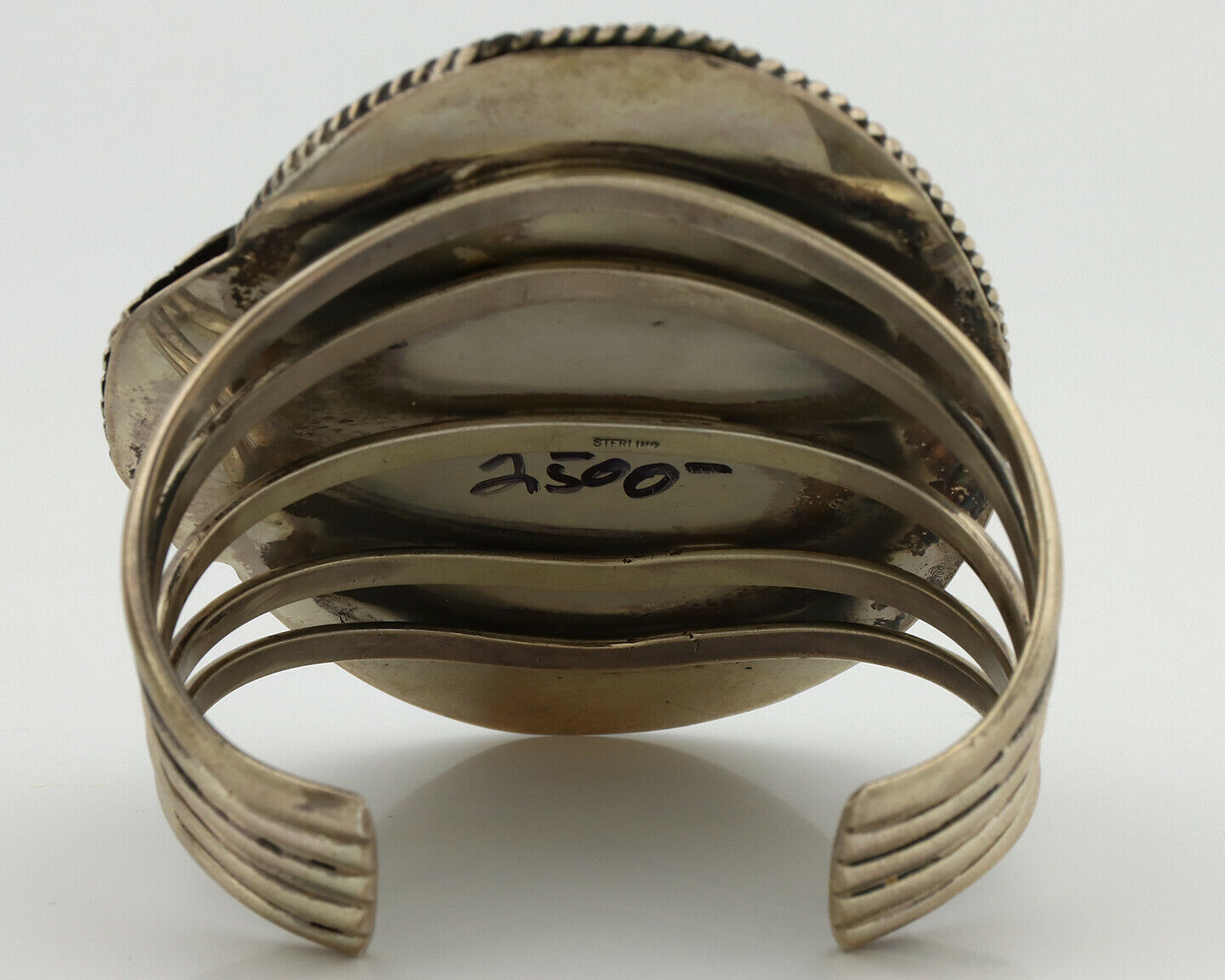 Women's Navajo .925 Silver Kingman Turquoise Native American Artist C.80's