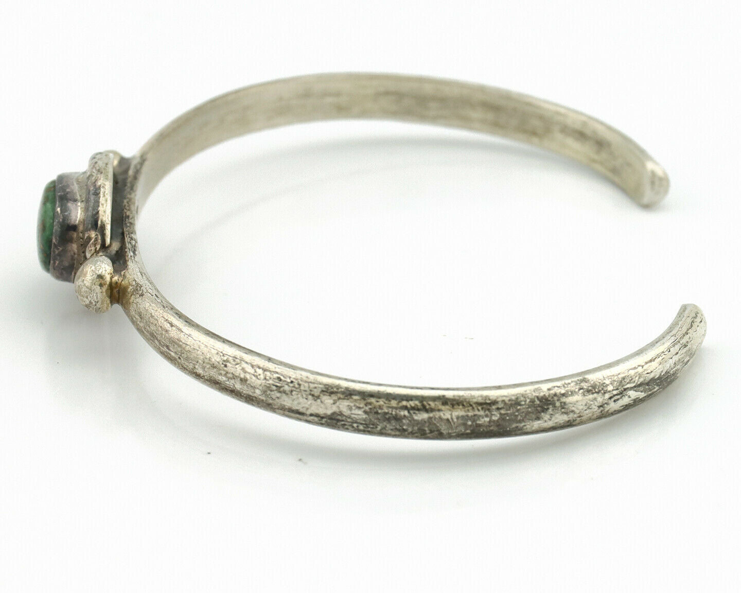 Navajo Bracelet .925 Silver Royston Turquoise Native American Artist C.90's