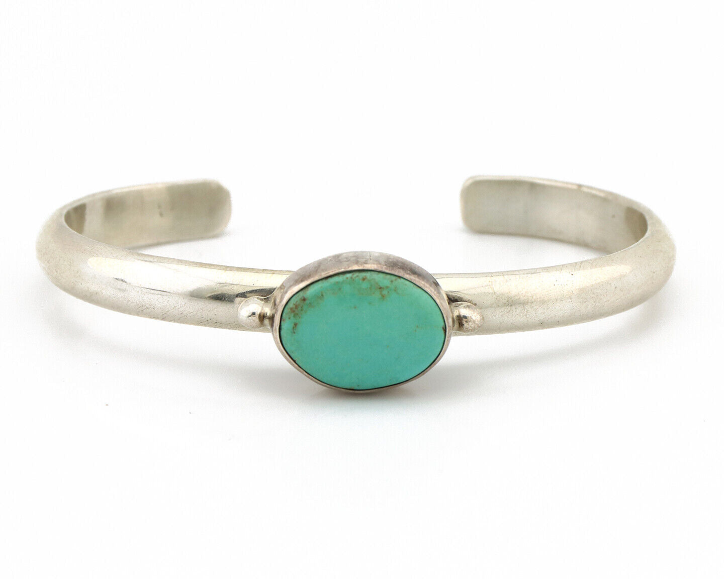 Women's Navajo .925 Silver Turquoise Mountain Native American Artist C.80's