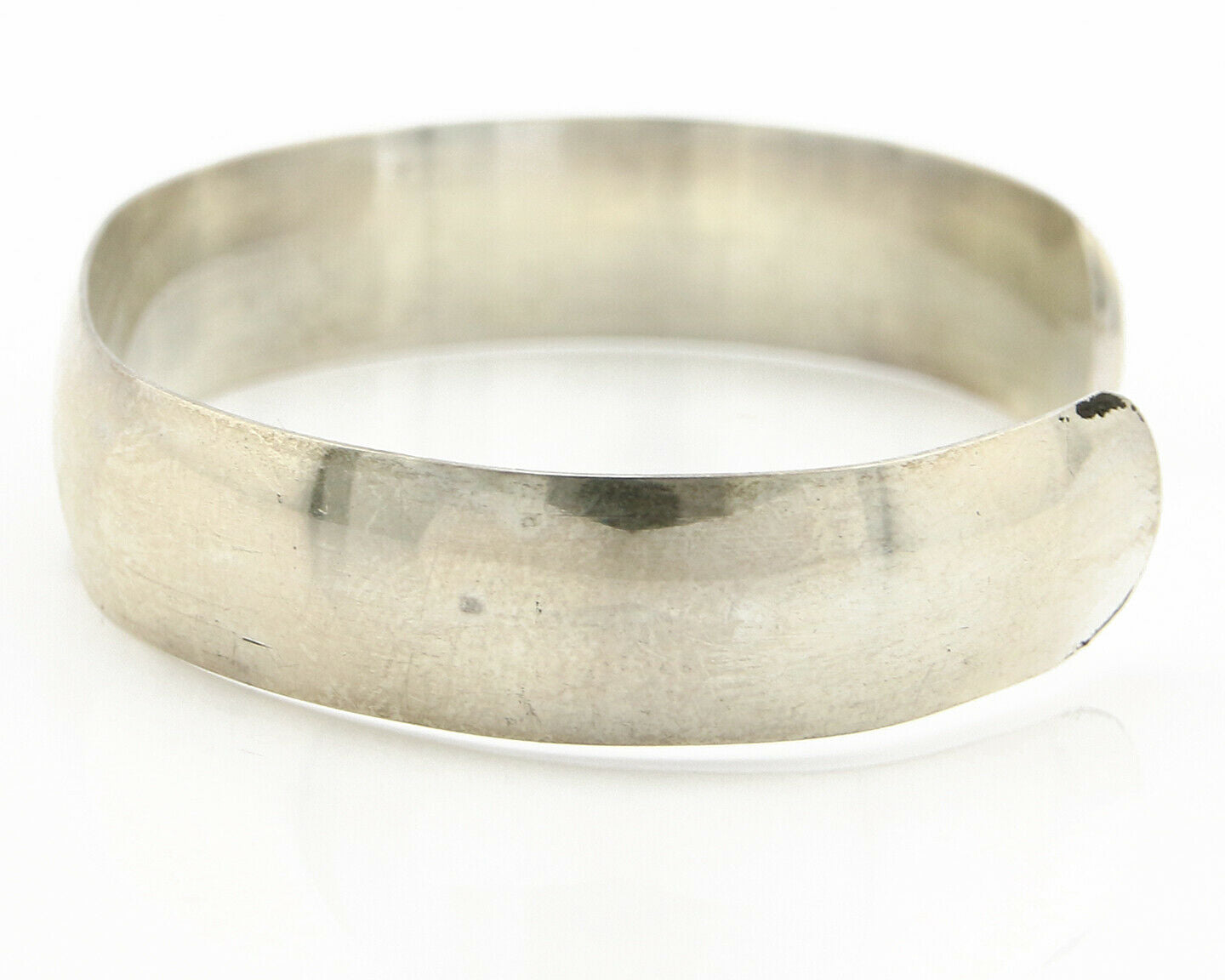 Navajo Handmade Bracelet .925 Silver Native Artist TAHE 80's