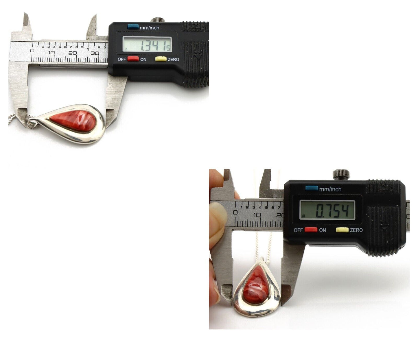 Navajo Necklace 925 Silver Natural Oyster Artist Signed ChaRay Circa 1988