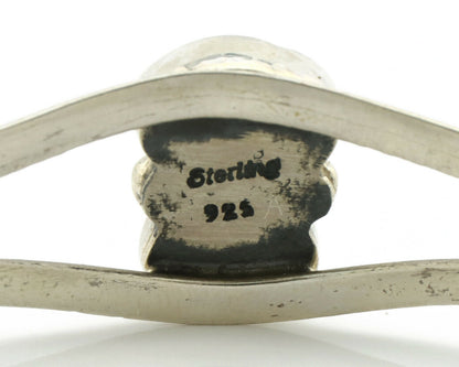 Navajo Bracelet .925 Silver Coral & Turquoise Native American Artist C.90's