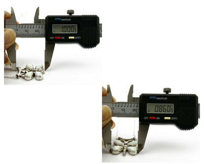 Women's Dragon Fly Pendant .925 Silver & Simulated Opal Necklace