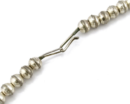 Huge Navajo Squash Necklace .925 Silver Blue Turquoise Artist F.M. Begay