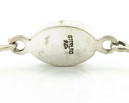 Navajo Bracelet .925 Silver Blue Arizona Turquoise Native American Artist C.90's