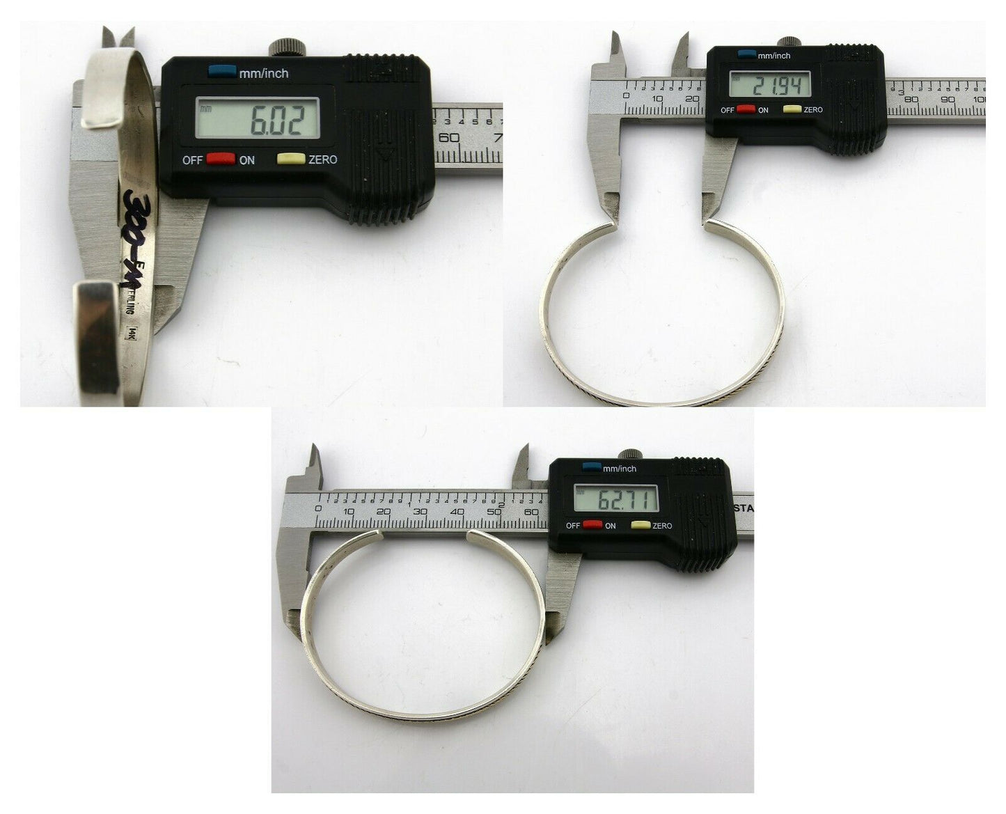 Navajo Bracelet SOLID .925 Silver & 12K Gold Filled Signed E Cuff C.80's