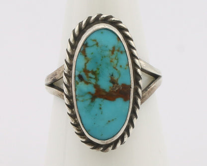 Navajo Handmade Ring 925 Silver Southwest Turquoise Native Artist C.80's
