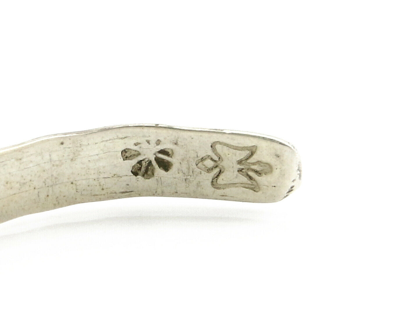 Navajo Bracelet .925 Silver Hand Stamped Artist Signed Montoya C.80's