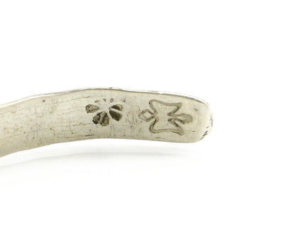 Navajo Bracelet .925 Silver Hand Stamped Artist Signed Montoya C.80's