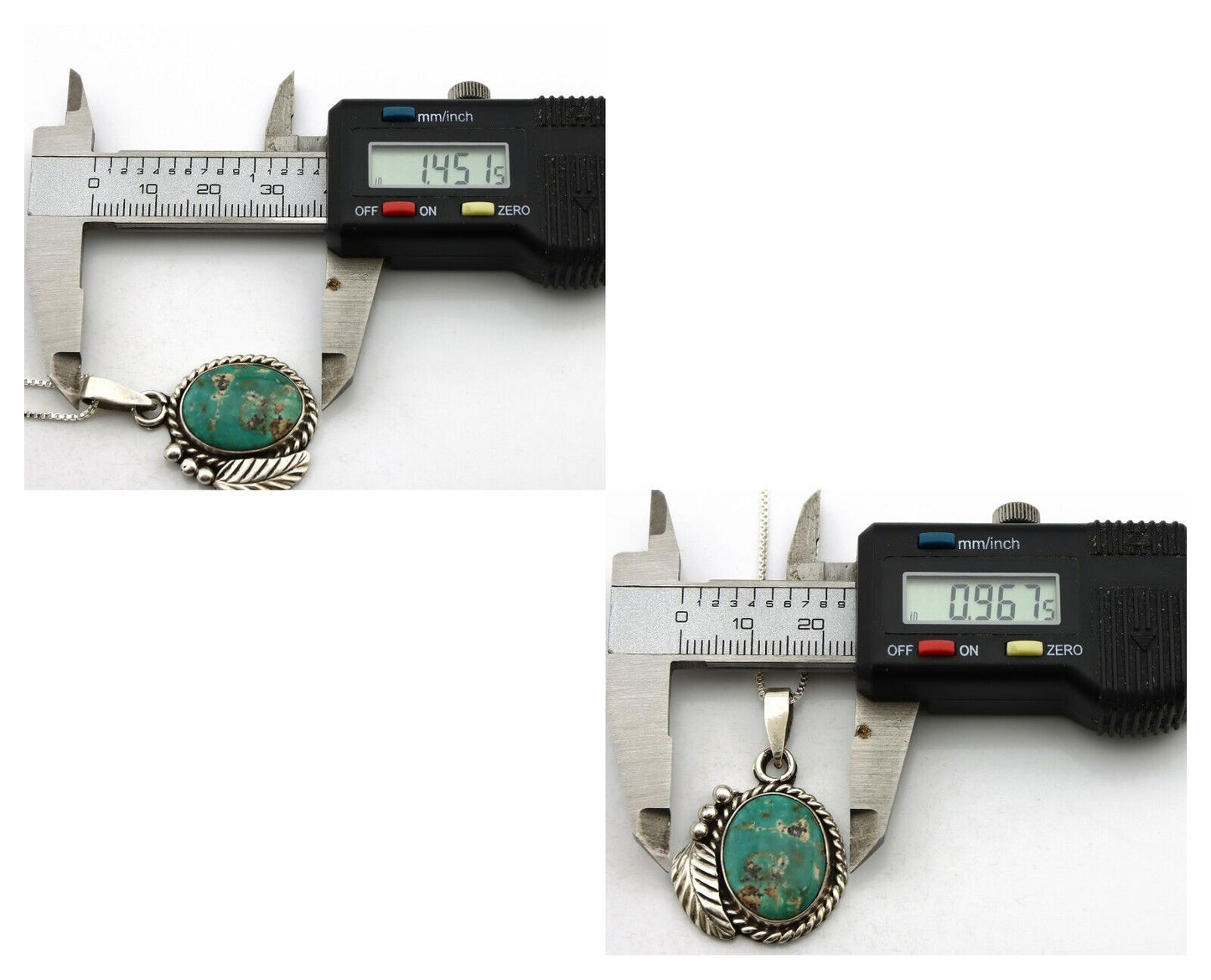 Navajo Necklace 925 Silver Arizona Turquoise Native American Artist Signed C80's