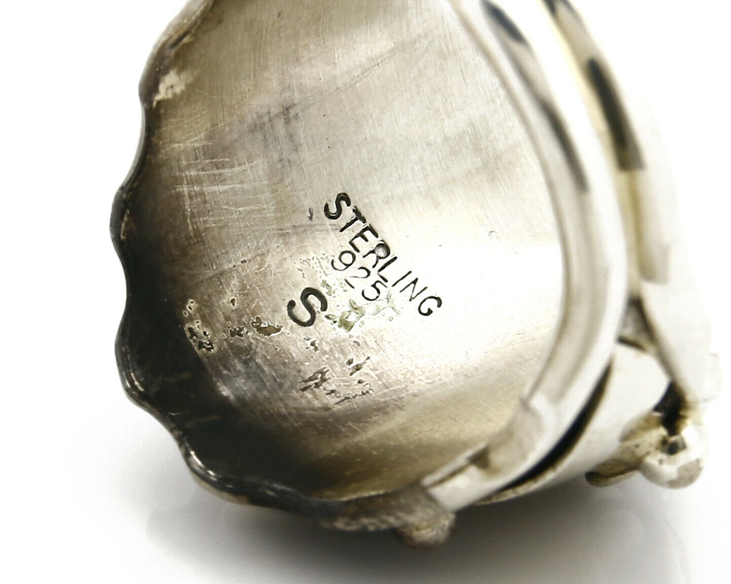 Navajo Eagle Ring .925 SOLID Silver Handmade Signed Artist S Circa 1980's