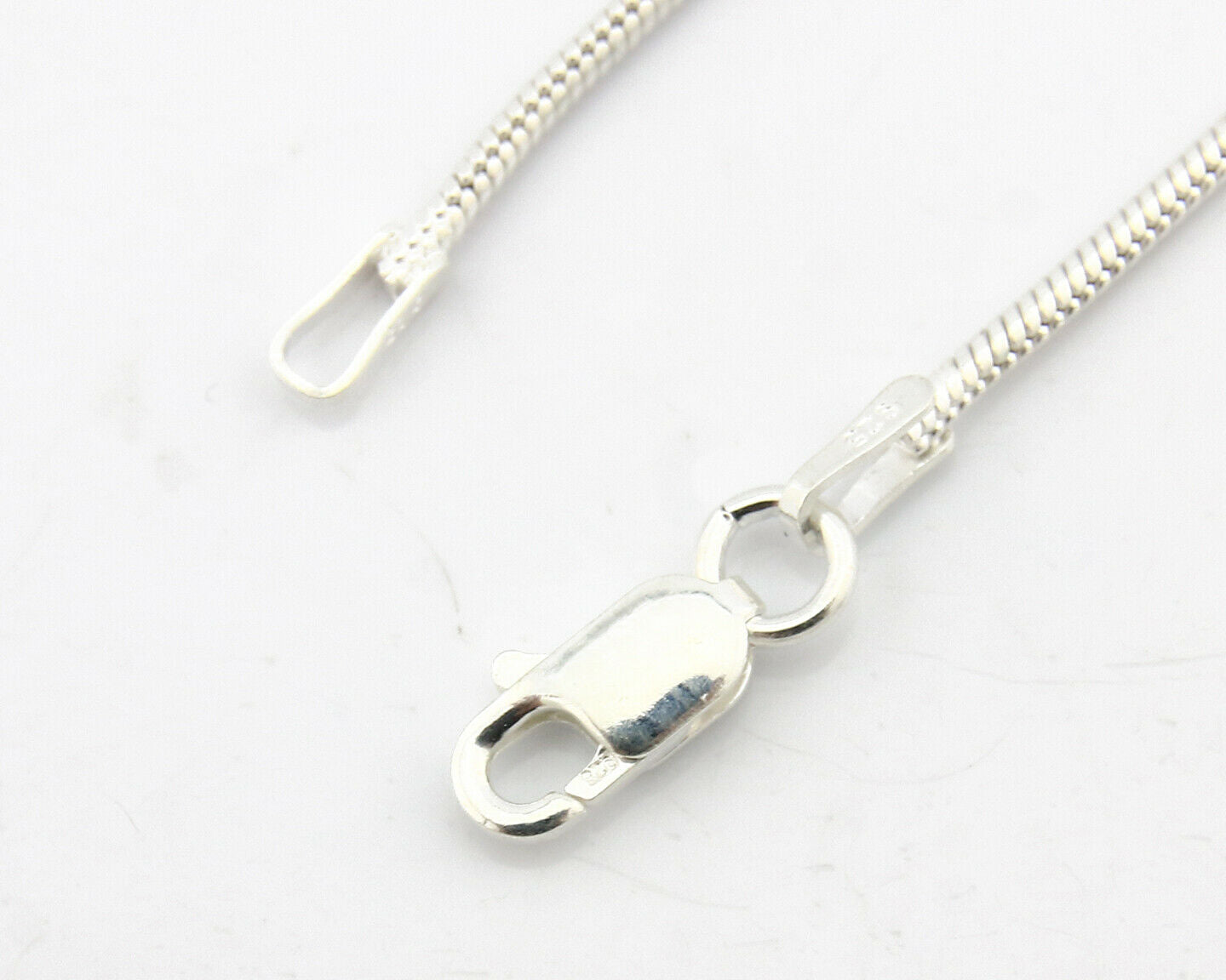 Navajo Onyx Necklace .925 Silver Artist Signed Native American C.80's