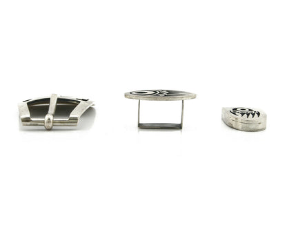 Hopi Ranger Belt Buckle .925 SOLID Silver Handmade Artist Mitchell Sockyma C.80s