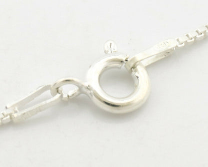 Navajo Necklace .925 Silver Blue Turquoise Artist Signed Sun C.1980's