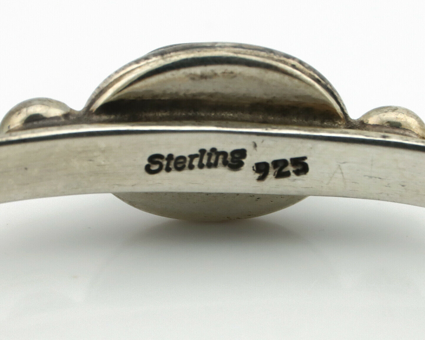 Navajo Bracelet .925 Silver Royston Turquoise Native American Artist C.90's