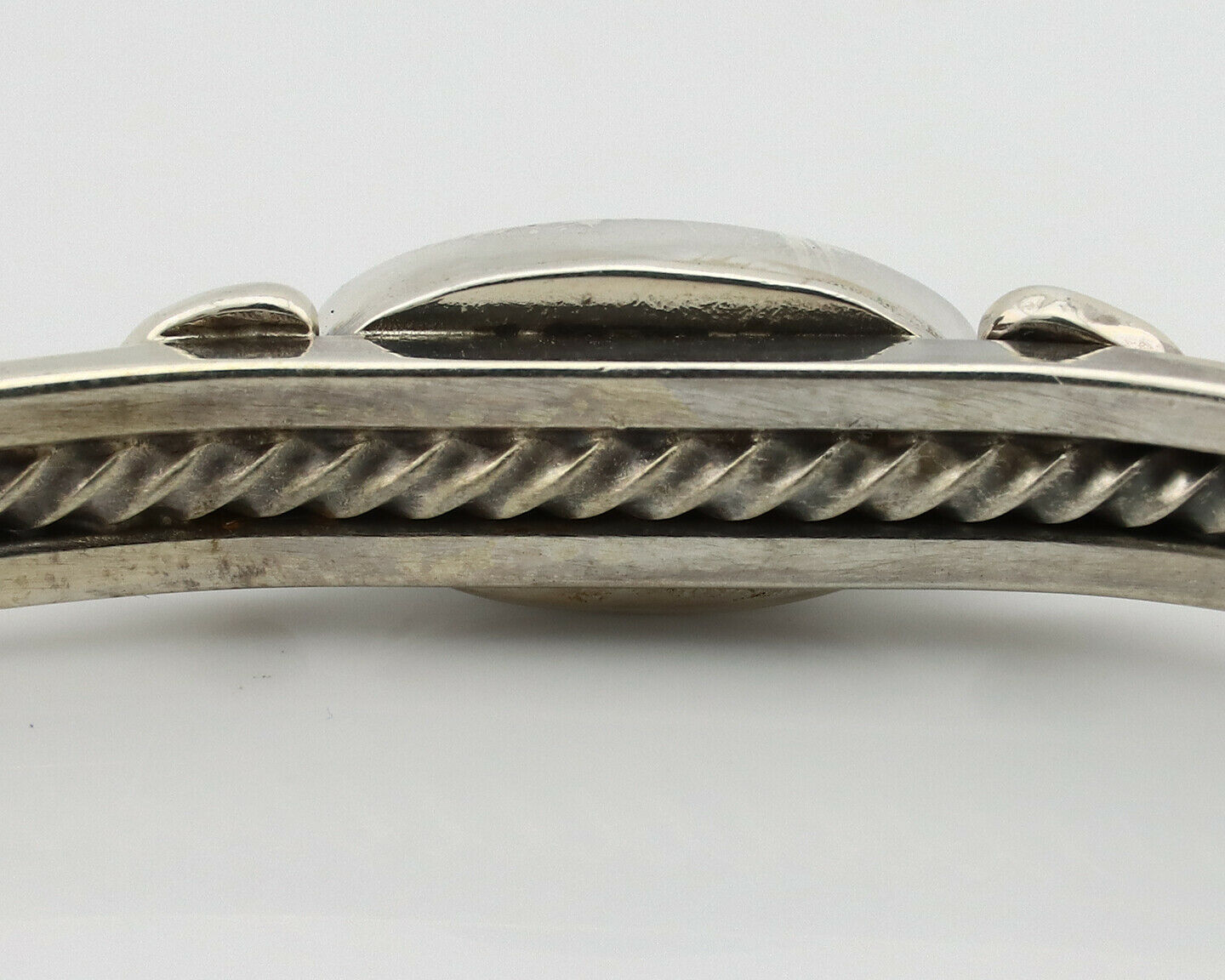 Women's Navajo .925 Silver Nevada Turquoise Artist Inca MFG Circa 1990's