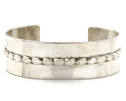 Women's Navajo Bracelet .925 Silver Handmade Artist Signed Y C.80's