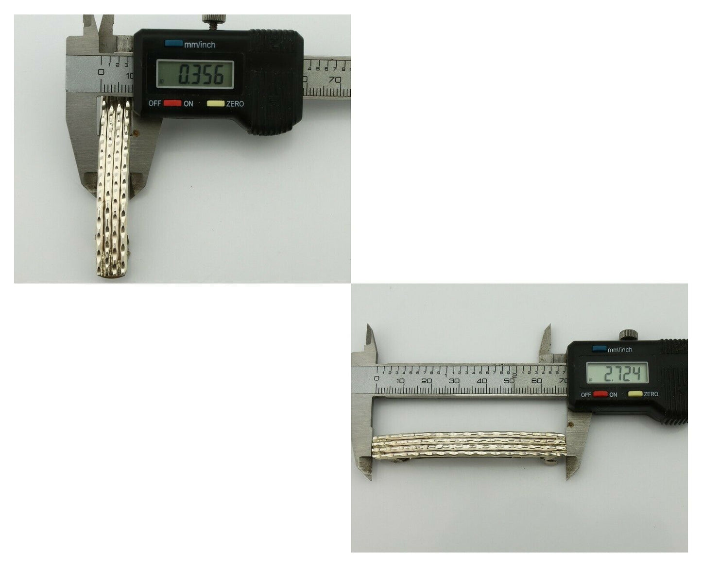 Women's Navajo Hair Clip .925 Silver Handmade Native Artist C.80's