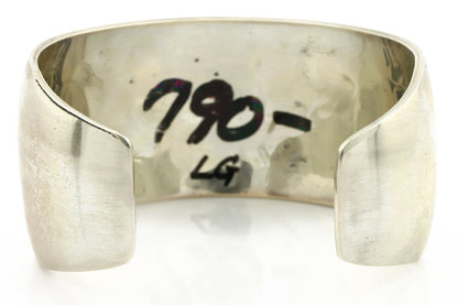 Navajo Bracelet .925 Silver Overlay Turtles Signed Artist Floyd Namingha C.90's
