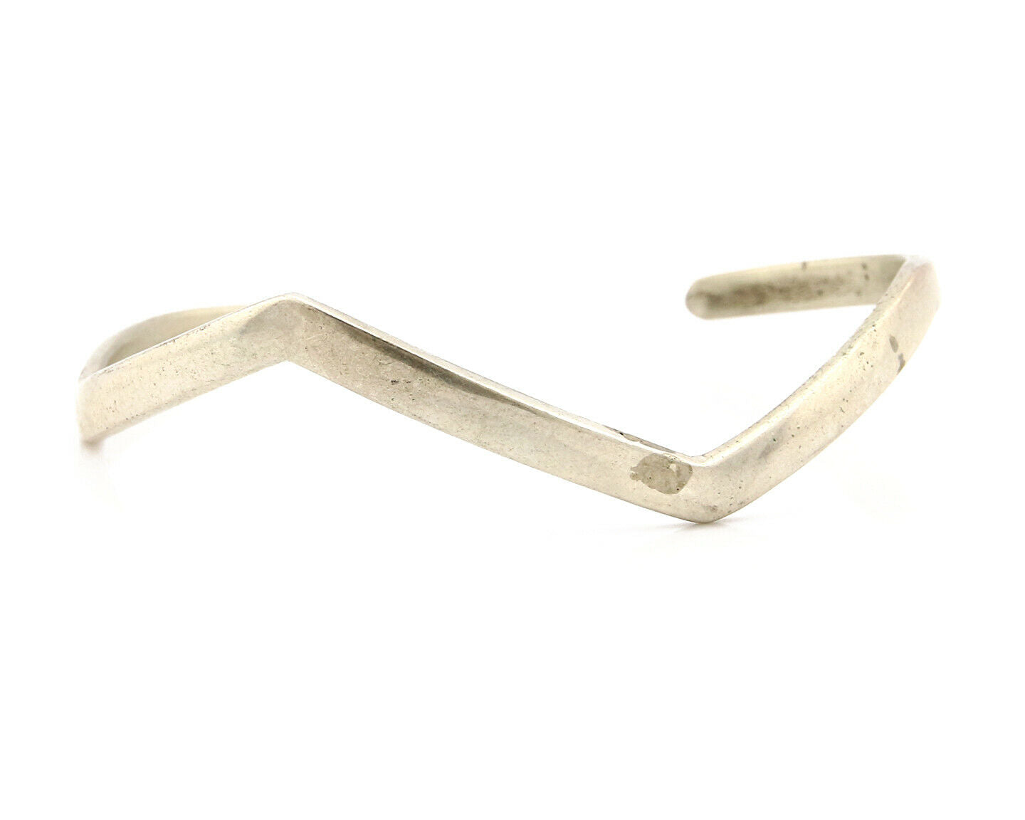 Navajo Bracelet .925 Silver Handmade Sand Cast Native American Artist Circa 70's