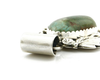 Navajo Pendant .925 Silver Royston Turquoise Native American C.80's
