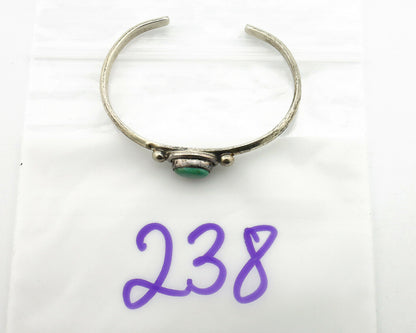 Navajo Bracelet .925 Silver Royston Turquoise Native American Artist C.90's