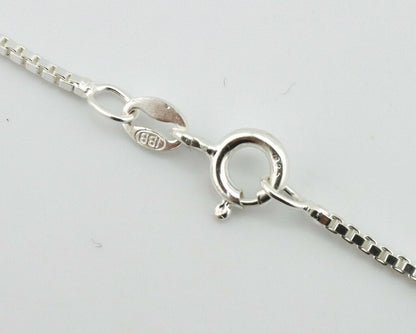 Navajo Pendant .925 Silver Green Agate Turquoise Artist Signed BB C.80's