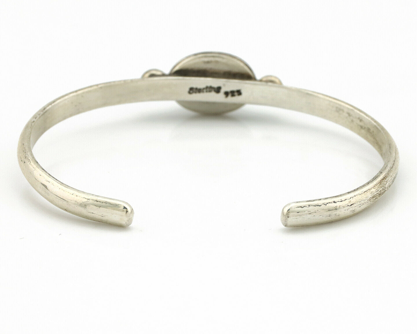 Navajo Bracelet .925 Silver Royston Turquoise Native American Artist C.90's