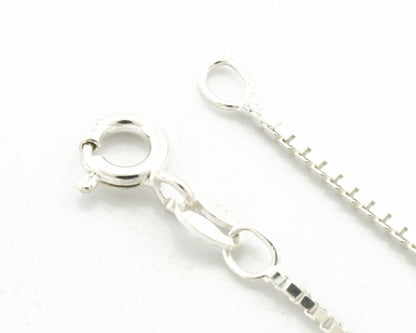 Navajo Pendant .925 Silver Manassas Turquoise Signed FT C.80's